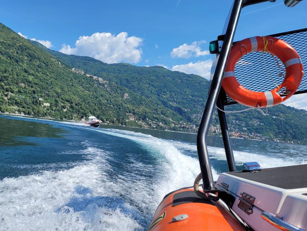 La guardia costiera sul Lago Maggiore