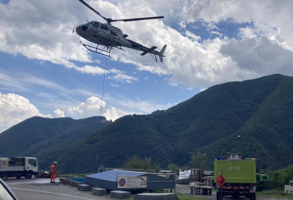 Locano - Incendio Pizzo della Croce