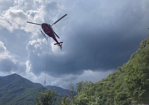 Locano - Incendio Pizzo della Croce