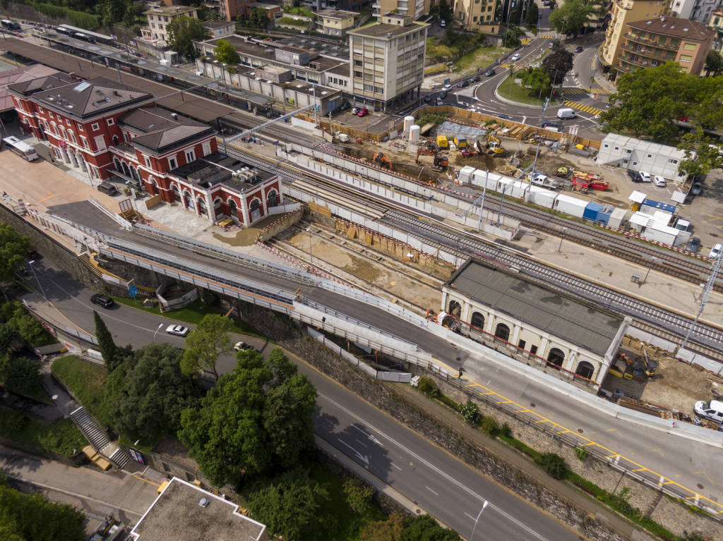 Lugano - Lo spostamento dell'edificio a Besso