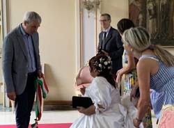 Matrimonio abpalazzo Estense per Attilio e Dolores