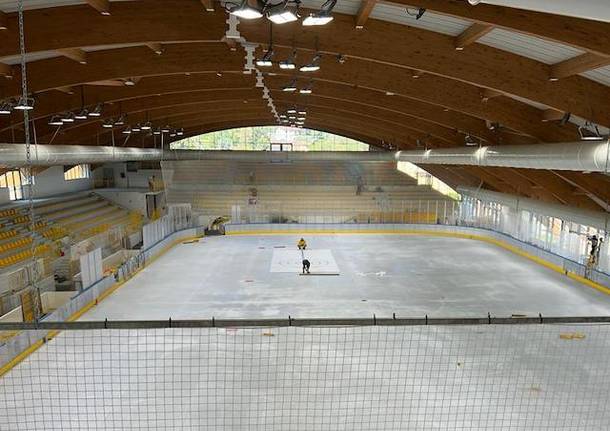 nuovo palaghiaccio di varese pista ghiaccio palalbani 2023