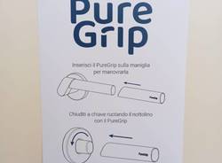 "Pure Grip", la maniglia pulita per i bagni di bar e attività commerciali