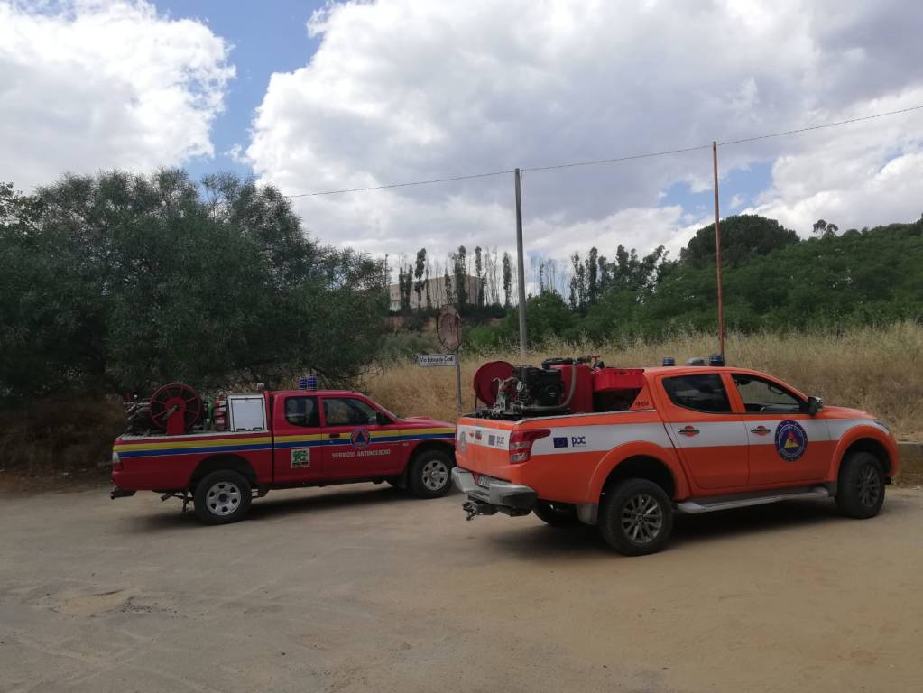 Quattro volontari di Protezione civile del Parco delle Groane in Sicilia per attività antincendio