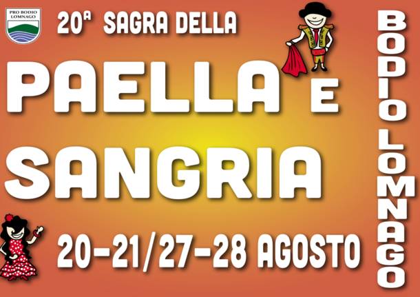 paella e sangria - pro loco bodio