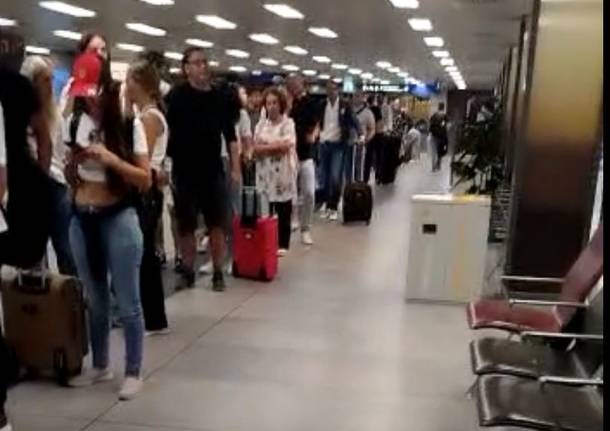 aeroporto milano malpensa disagi - 12 settembre 