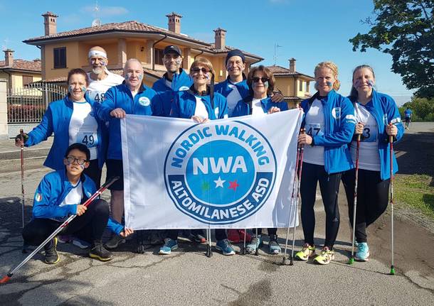 Alla Fiera Autunnale di Villa Cortese il campionato nazionale Libertas di Nordic Walking