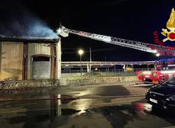 Incendio alla stazione di Castano Primo