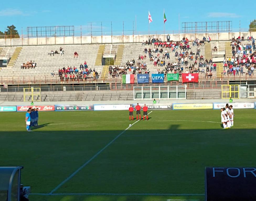 Under 20: Italia -Svizzera 3-0
