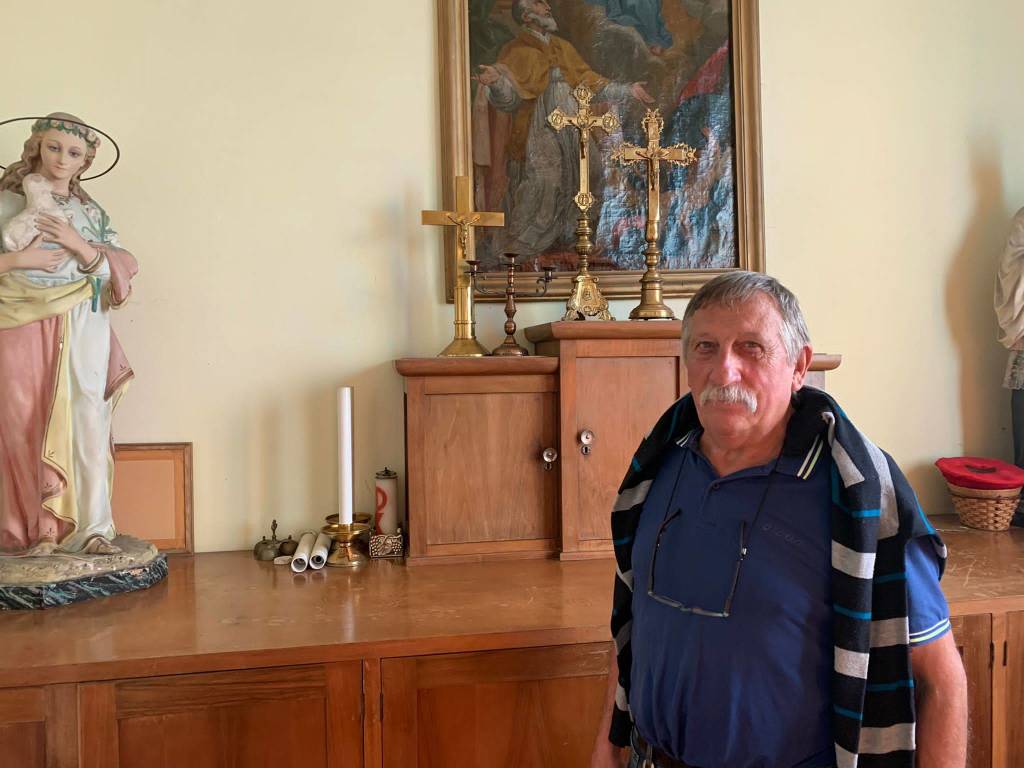 Duno - Il sacrestano Giuliano Calori