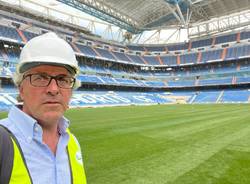 Il nuovo prato del Bernabéu