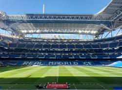 Il nuovo prato del Bernabéu