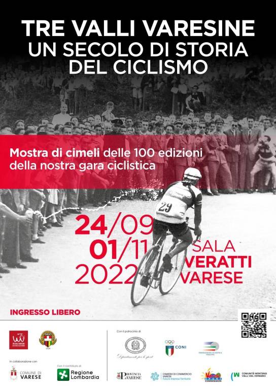 Inaugurata in Sala Veratti a Varese la mostra sui 100 anni della Tre Valli Varesine