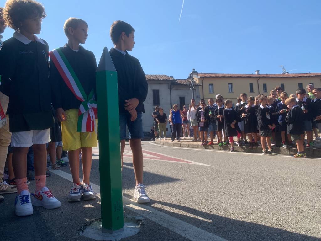 Inaugurazione Pedibus a Bodio Lomnago 