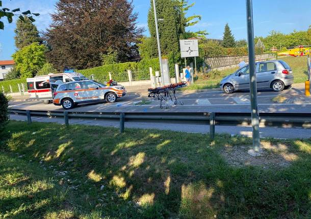 Investimento pedone in via San Martino a Gallarate 