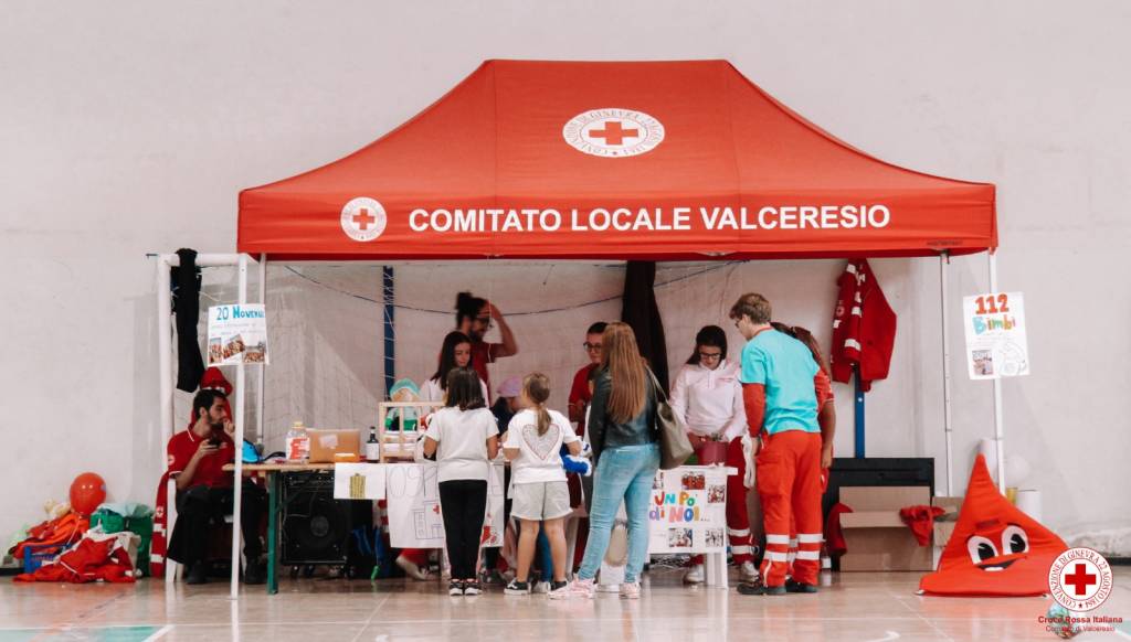 La festa della Croce rossa e degli Alpini a Induno Olona