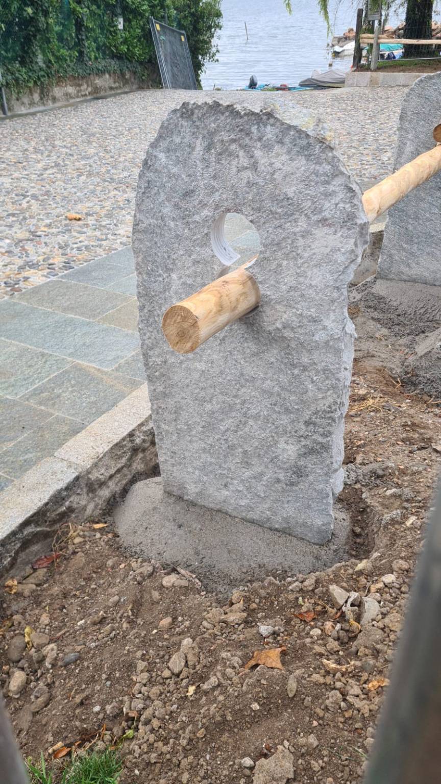 Lavori al Lago di Piazza a Cazzago Brabbia