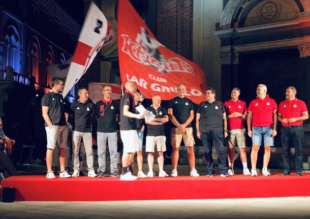 Legnano Basket - presentazione in piazza San Magno a Legnano