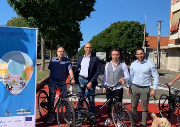 nuova pista ciclabile Busto Arsizio 2022