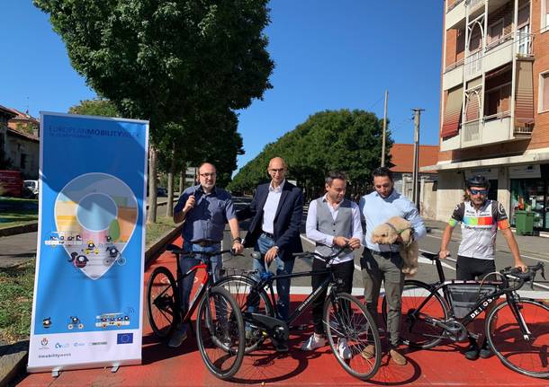 nuova pista ciclabile Busto Arsizio 2022