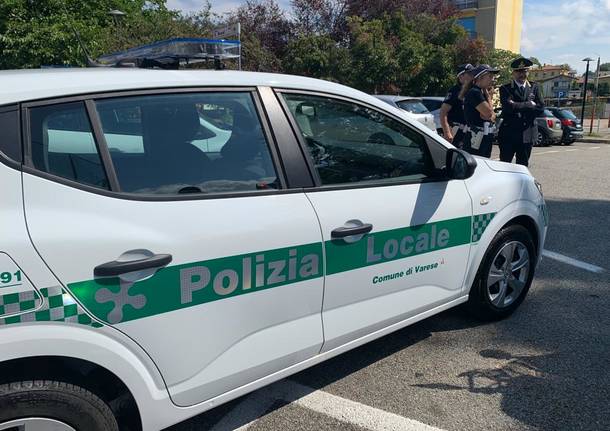 Nuovi mezzi della polizia locale di Varese