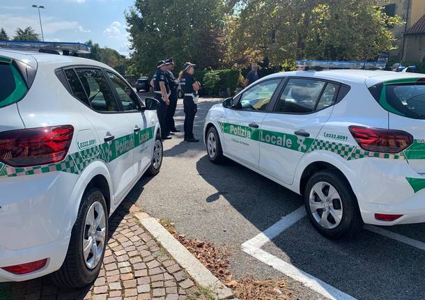 Nuovi mezzi della polizia locale di Varese