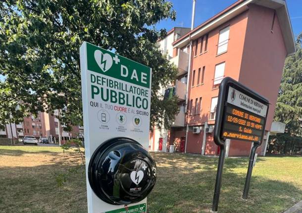 nuovo defibrillatore a nerviano