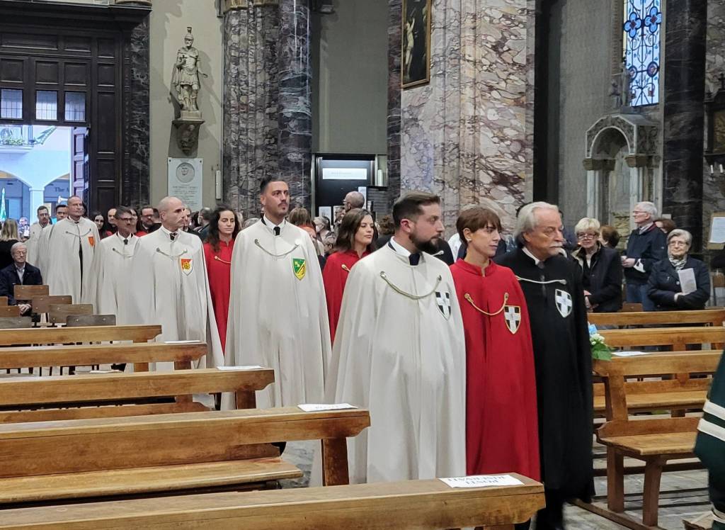 Palio di Legnano - Investitura religiosa della reggenza della contrada San Domenico