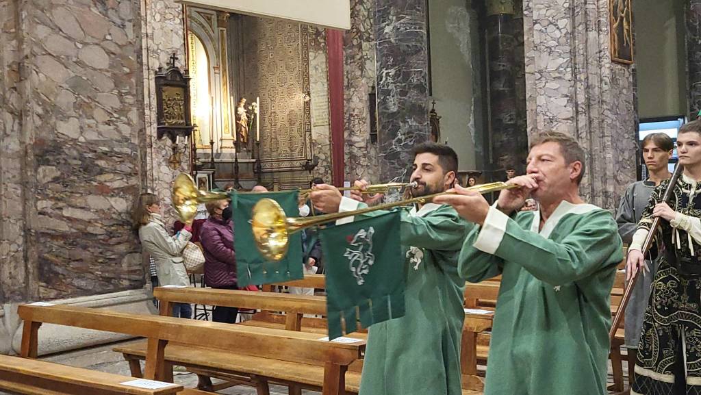 Palio di Legnano - Investitura religiosa della reggenza della contrada San Domenico