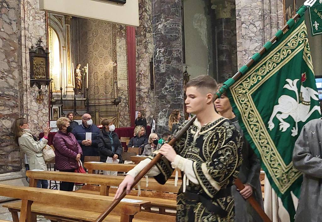Palio di Legnano - Investitura religiosa della reggenza della contrada San Domenico