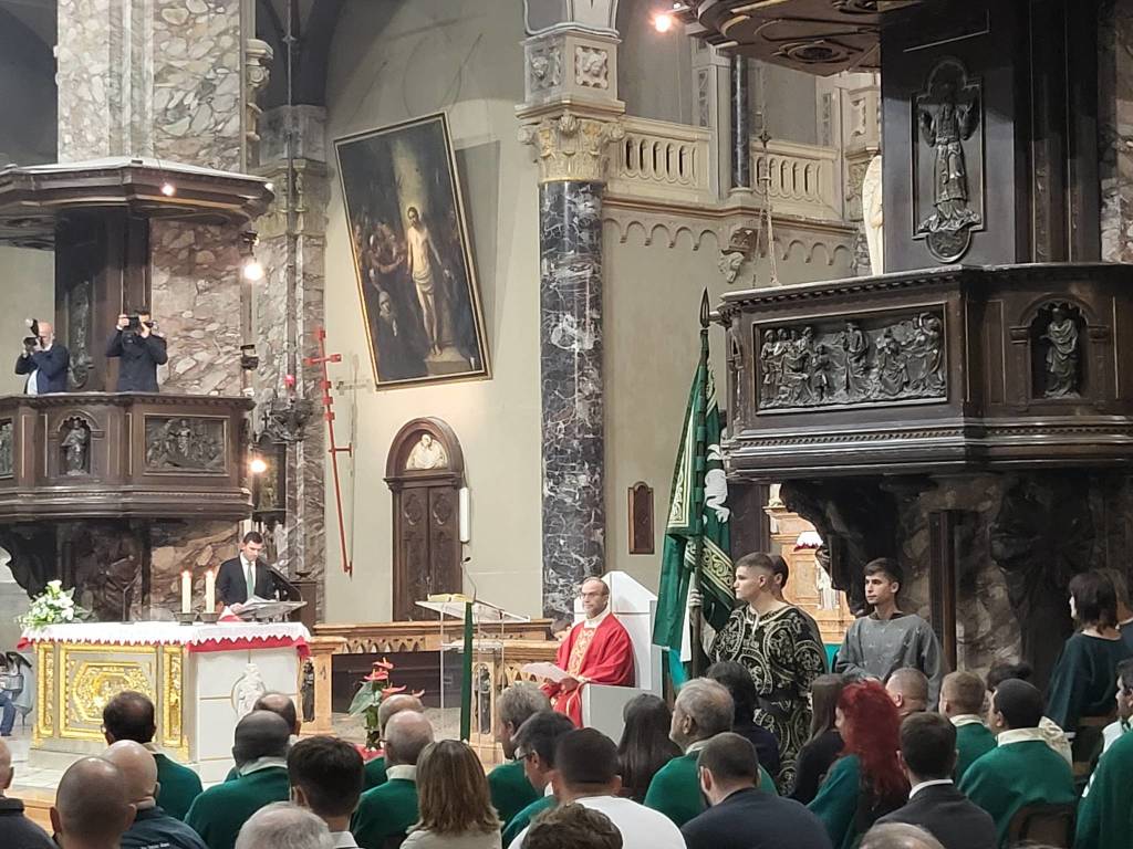 Palio di Legnano - Investitura religiosa della reggenza della contrada San Domenico