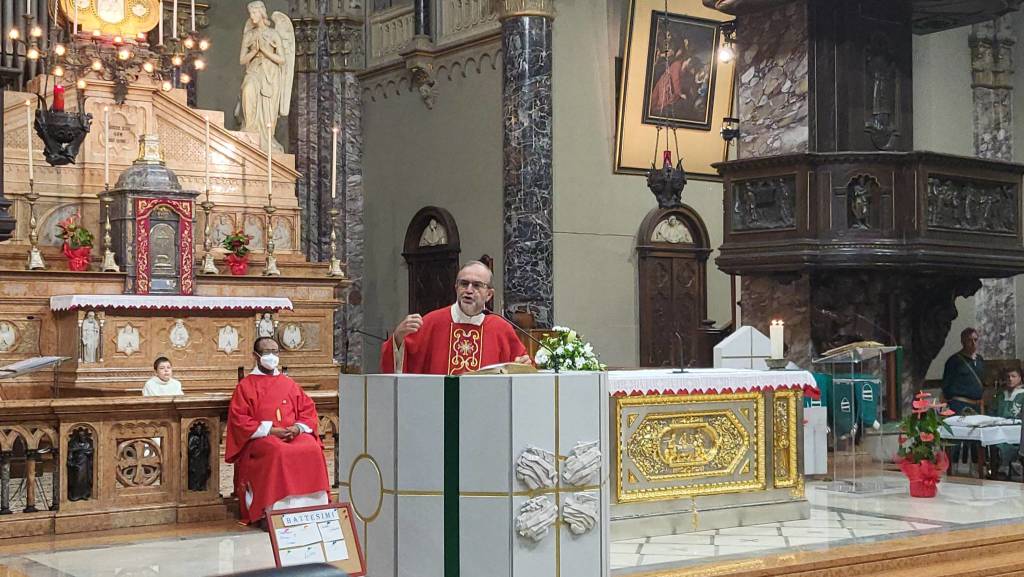 Palio di Legnano - Investitura religiosa della reggenza della contrada San Domenico