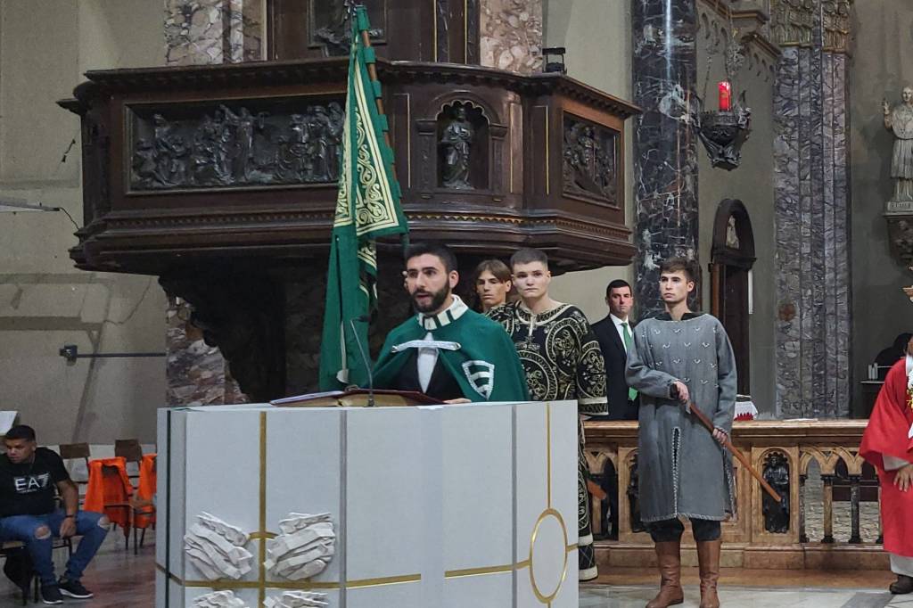 Palio di Legnano - Investitura religiosa della reggenza della contrada San Domenico