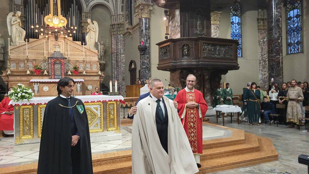 Palio di Legnano - Investitura religiosa della reggenza della contrada San Domenico