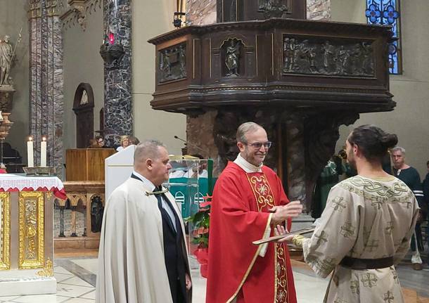 Palio di Legnano - Investitura religiosa della reggenza della contrada San Domenico