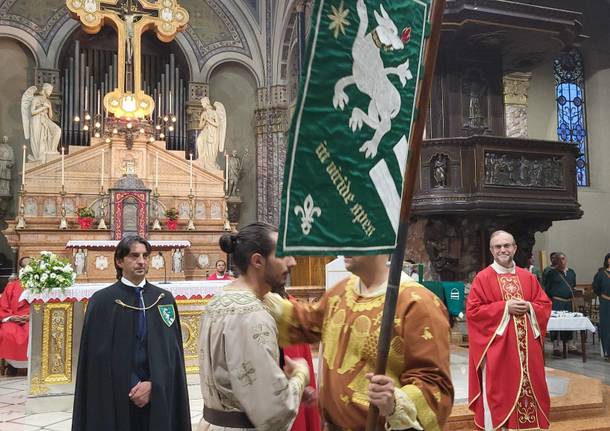 Palio di Legnano - Investitura religiosa della reggenza della contrada San Domenico