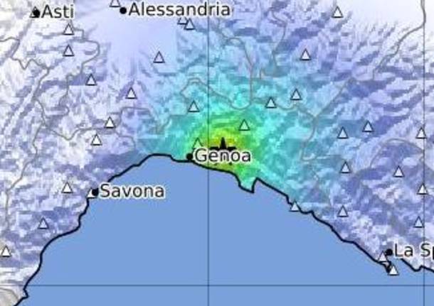 terremoto liguria