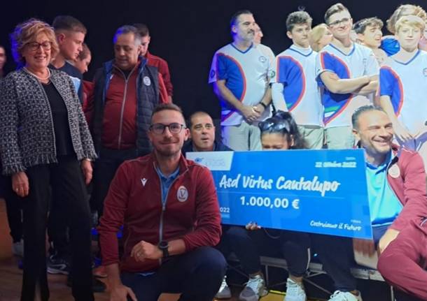 All'ASD Virtus Cantalupo il premio "Costruiamo il Futuro" 2022