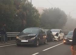 Il tamponamento fra Gavirate e Comerio