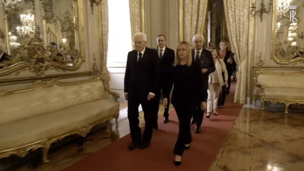 Il giuramento dei ministri del governo Meloni
