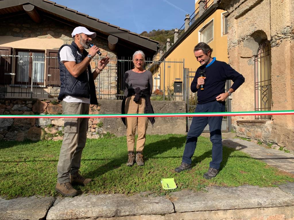 Cuasso al Monte - L'inaugurazione della Linea della Pace