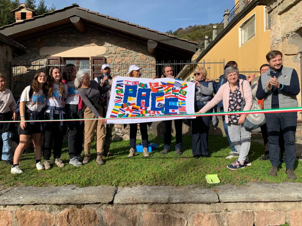 Cuasso al Monte - L'inaugurazione della Linea della Pace
