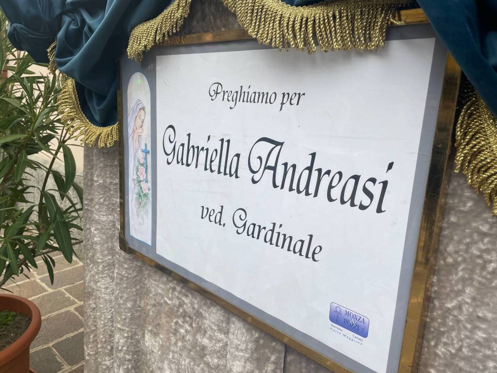 Funerale Gabriella Andreasi a Cerro Maggiore
