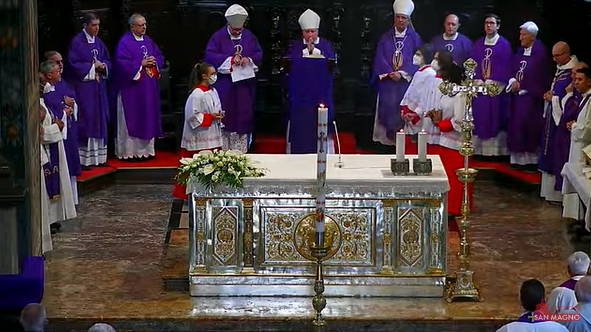 Funerali a Legnano di mons. Carlo Galli
