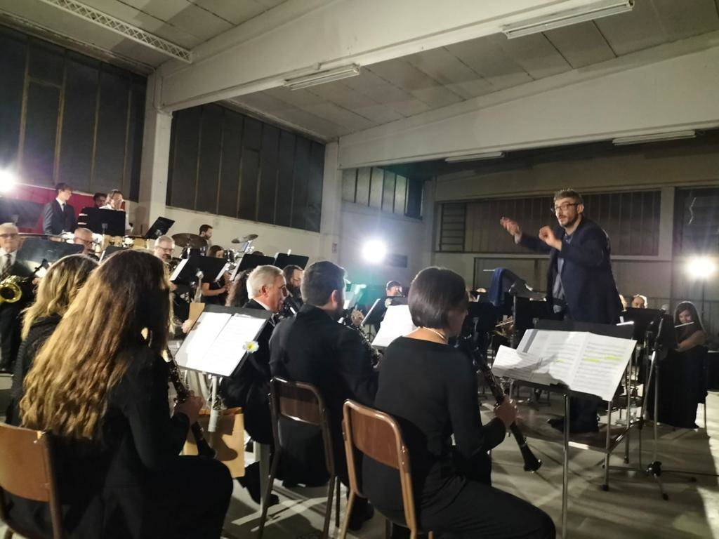 Il concerto del corpo musicale di Villa Cortese 