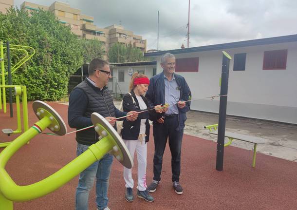 Inaugurazione Palestra cielo aperto angera