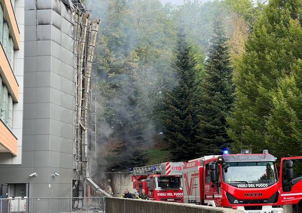 incendio hotel varese ippodromo