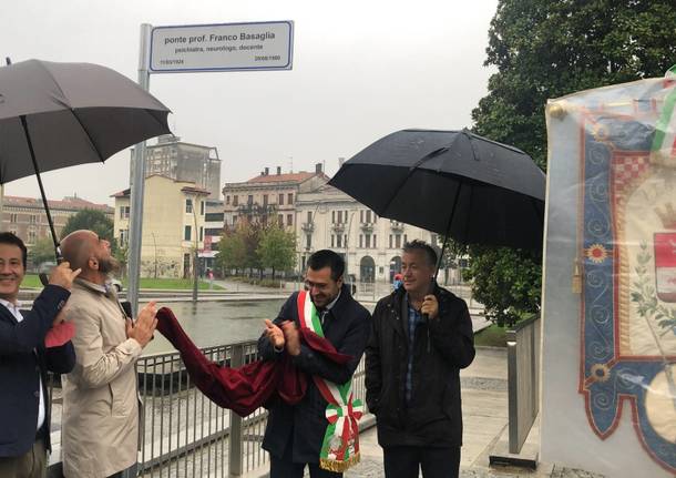 Intitolazione a Franco Basaglia dei tre ponti delle Gallerie Cantoni di Legnano