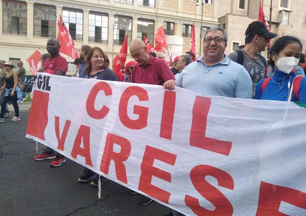 La Cgil di Varese alla manifestazione di Roma