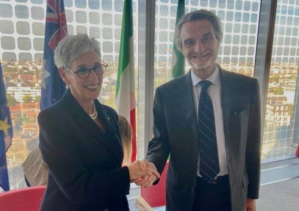 linda dessau attilio fontana accordo regione lombardia stato del victoria